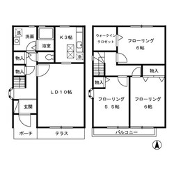 ニューハウジングＦの物件間取画像